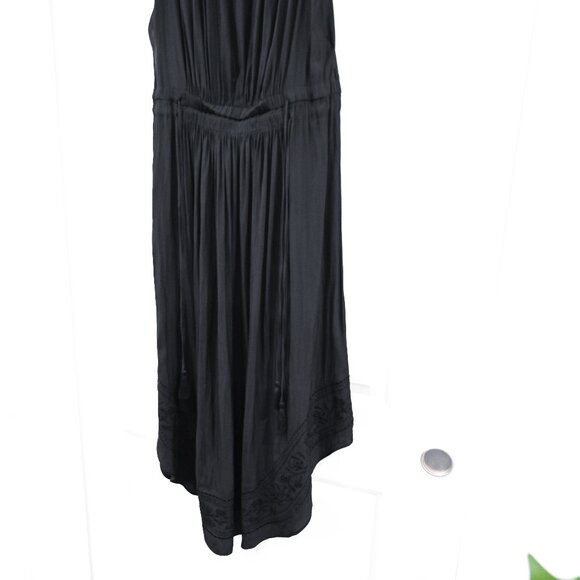Ramy Brook Size Large Embroidered Hayley Dress in Black NWT -  mordernwear.com
